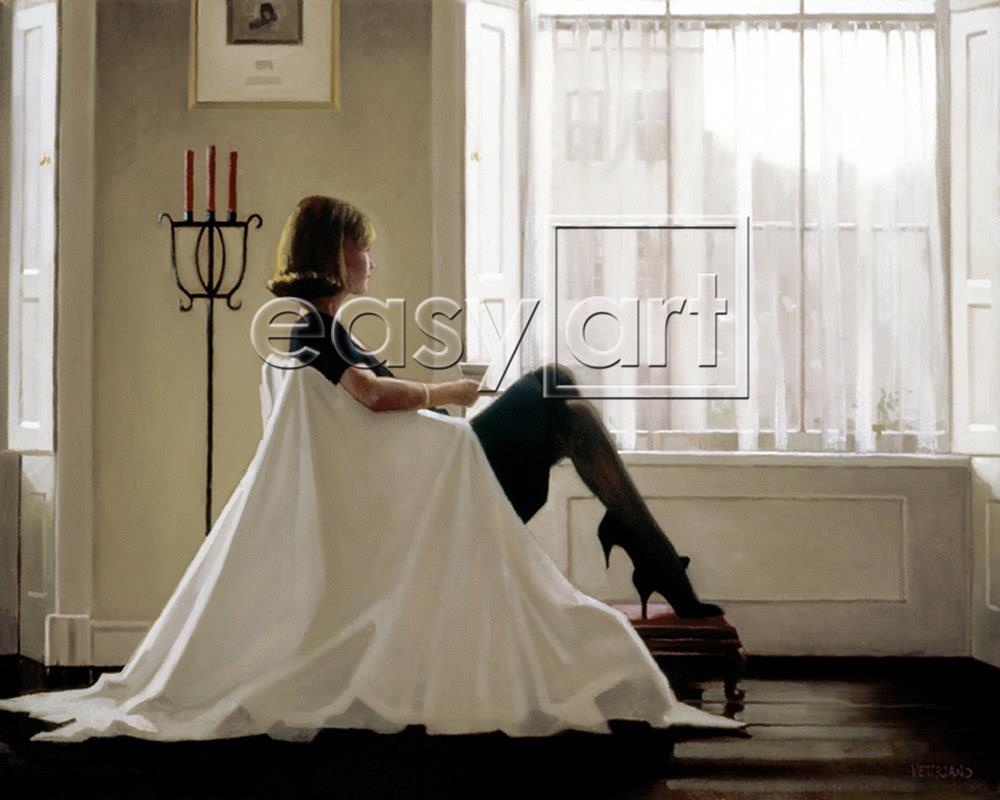 In Thoughts Of You Contemporain Jack Vettriano Peintures à l'huile